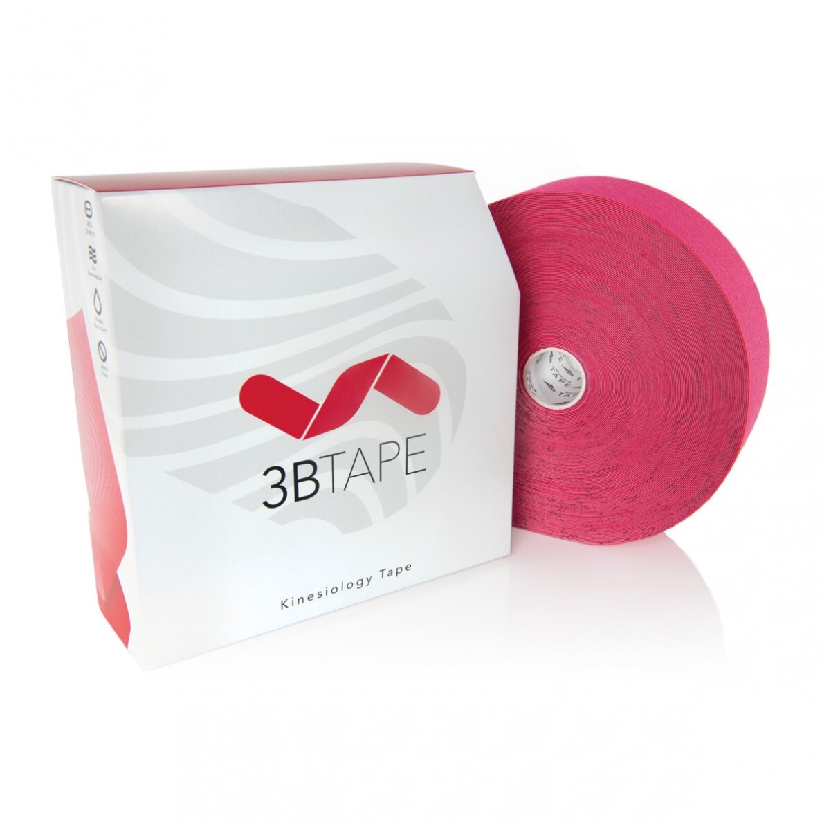 3BTAPE rožinės spalvos kineziologijos ritinys, 31 m 3BTAPE rožinės spalvos kineziologijos ritinys, 31 m