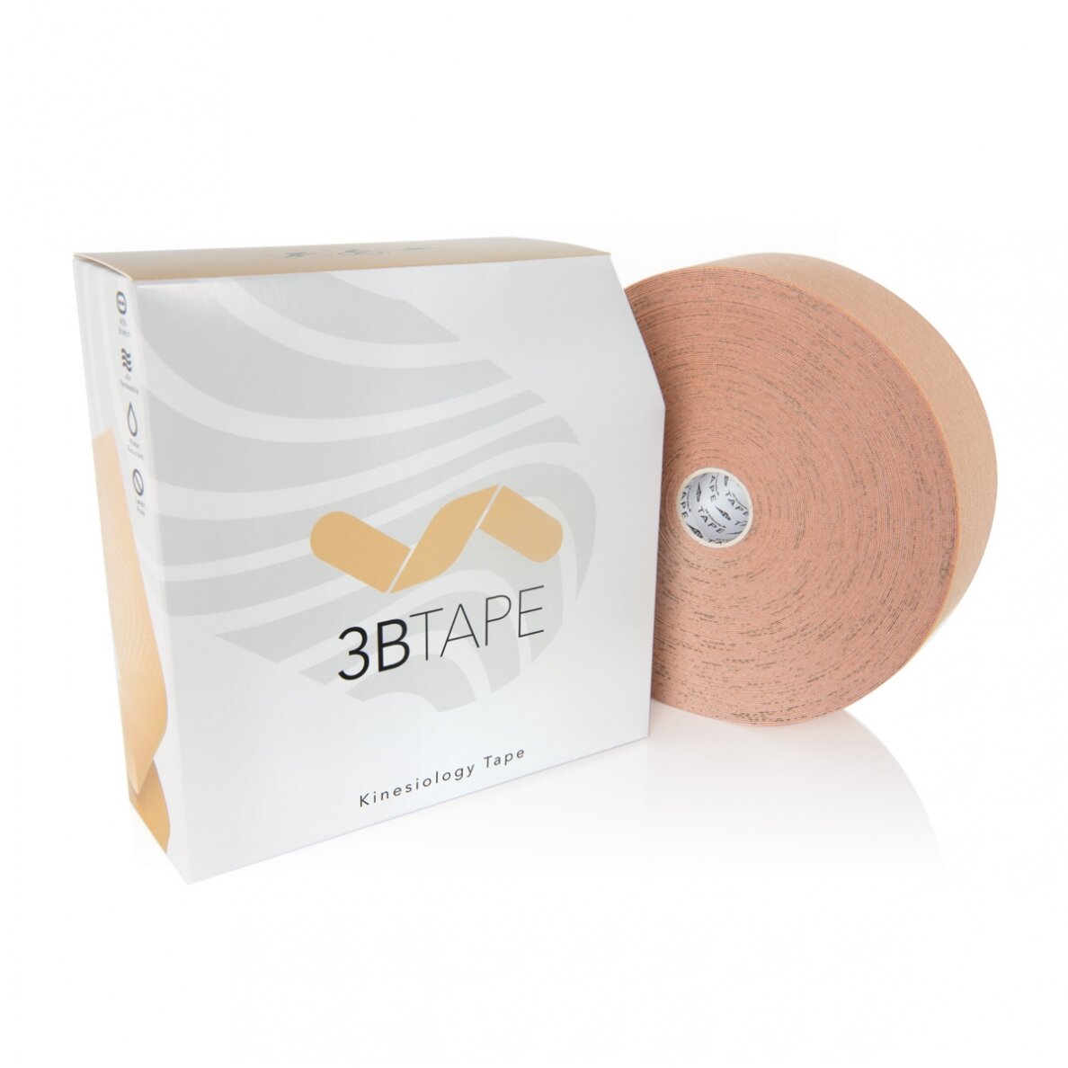 3BTAPE smėlio spalvos kineziologijos ritinys, 31 m 3BTAPE smėlio spalvos kineziologijos ritinys, 31 m