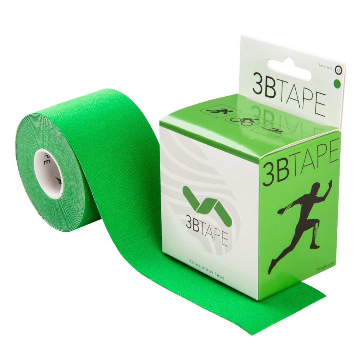 3BTAPE žalia kineziologijos juosta 3BTAPE žalia kineziologijos juosta