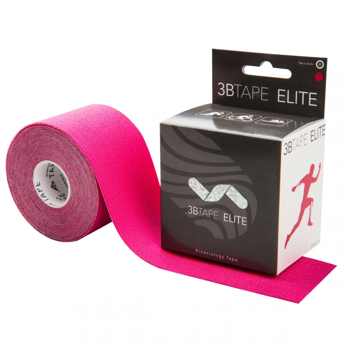 3BTAPE ELITE, kineziologinė juosta, rožinė, 200 x 5 cm ritinėlis 3BTAPE ELITE, kineziologinė juosta, rožinė, 200 x 5 cm ritinėlis