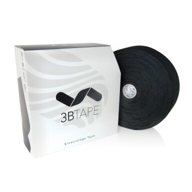 3BTAPE juodos spalvos kineziologijos ritinys, 31 m 3BTAPE juodos spalvos kineziologijos ritinys, 31 m