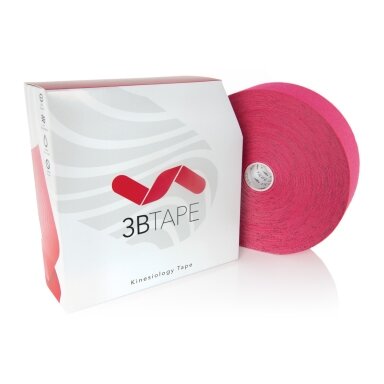 3BTAPE rožinės spalvos kineziologijos ritinys, 31 m 3BTAPE rožinės spalvos kineziologijos ritinys, 31 m