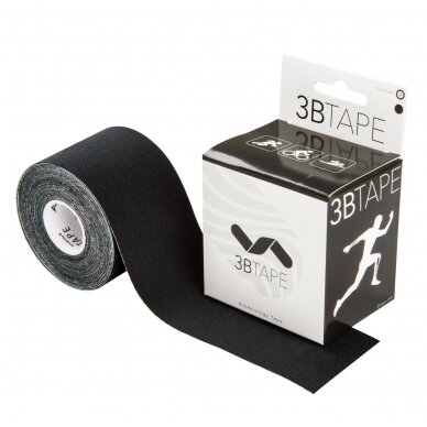 3BTAPE juodoji kineziologinė juosta 2 3BTAPE juodoji kineziologinė juosta 2
