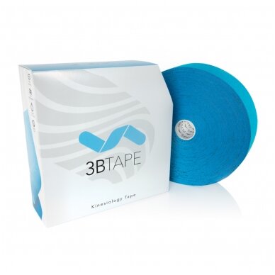3BTAPE mėlynos spalvos kineziologijos ritinys, 31 m 3BTAPE mėlynos spalvos kineziologijos ritinys, 31 m