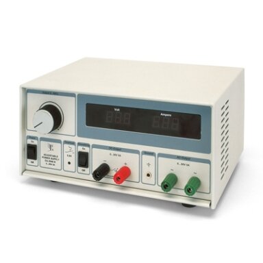 AC / DC maitinimo šaltinis 0 - 30 V, 5 A (230 V, 50/60 Hz) AC / DC maitinimo šaltinis 0 - 30 V, 5 A (230 V, 50/60 Hz)