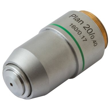 Achromatinis objektyvas Levenhuk MED 20x Plan Achromatic Objective Achromatinis objektyvas Levenhuk MED 20x Plan Achromatic Objective