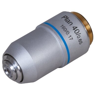 Achromatinis objektyvas Levenhuk MED 40x Plan Achromatic Objective Achromatinis objektyvas Levenhuk MED 40x Plan Achromatic Objective