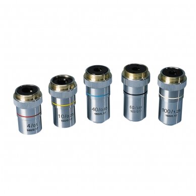 Achromatinis objektyvas 40x / 0,65 1 Achromatinis objektyvas 40x / 0,65 1