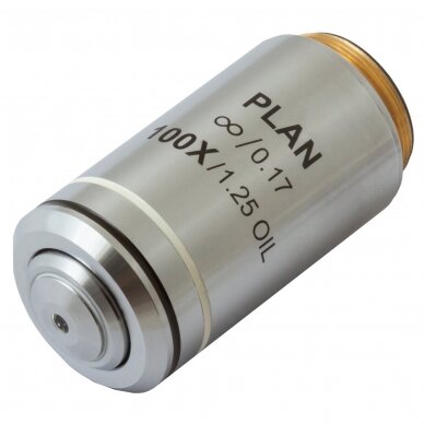 Achromatinis objektyvas Levenhuk MED 100x Infinity Plan Achromatic Objective