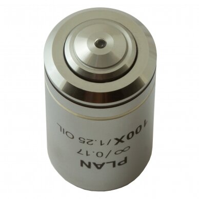 Achromatinis objektyvas Levenhuk MED 100x Infinity Plan Achromatic Objective 3 Achromatinis objektyvas Levenhuk MED 100x Infinity Plan Achromatic Objective 3
