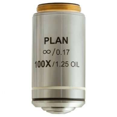 Achromatinis objektyvas Levenhuk MED 100x Infinity Plan Achromatic Objective 1