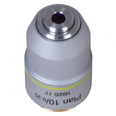 Achromatinis objektyvas Levenhuk MED 10x Plan Achromatic Objective 3 Achromatinis objektyvas Levenhuk MED 10x Plan Achromatic Objective 3
