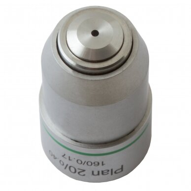 Achromatinis objektyvas Levenhuk MED 20x Plan Achromatic Objective 3 Achromatinis objektyvas Levenhuk MED 20x Plan Achromatic Objective 3