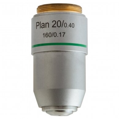 Achromatinis objektyvas Levenhuk MED 20x Plan Achromatic Objective 1 Achromatinis objektyvas Levenhuk MED 20x Plan Achromatic Objective 1