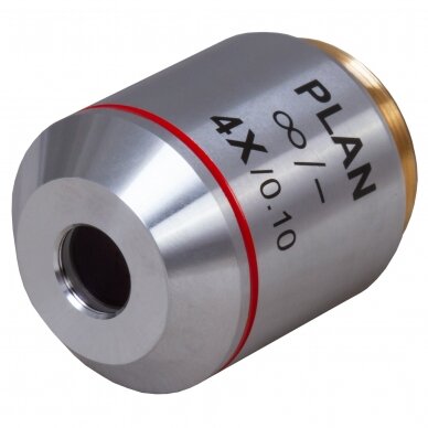 Achromatinis objektyvas Levenhuk MED 4x Infinity Plan Achromatic Objective Achromatinis objektyvas Levenhuk MED 4x Infinity Plan Achromatic Objective