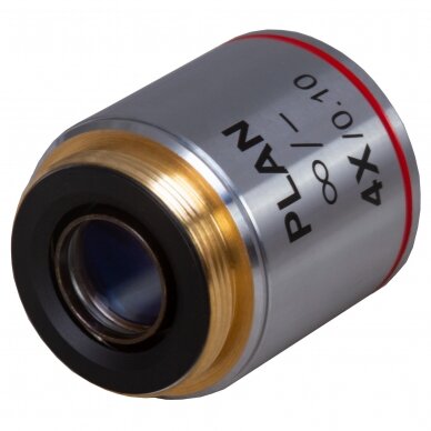 Achromatinis objektyvas Levenhuk MED 4x Infinity Plan Achromatic Objective 2