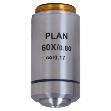 Achromatinis objektyvas Levenhuk MED 60x Infinity Plan Achromatic Objective 1 Achromatinis objektyvas Levenhuk MED 60x Infinity Plan Achromatic Objective 1