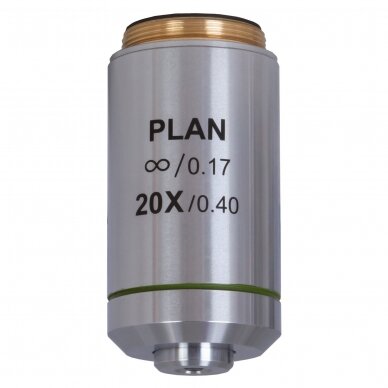 Achronominis objektyvas Levenhuk MED 20x Infinity Plan Achromatic Objective 1 Achronominis objektyvas Levenhuk MED 20x Infinity Plan Achromatic Objective 1