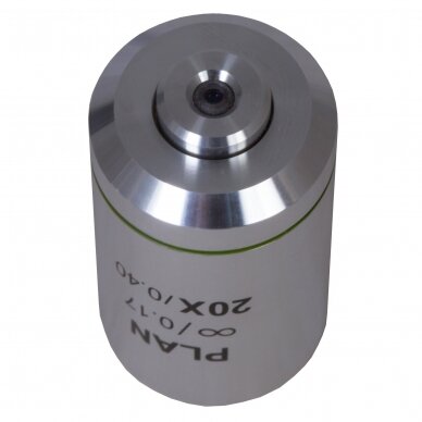 Achronominis objektyvas Levenhuk MED 20x Infinity Plan Achromatic Objective 3 Achronominis objektyvas Levenhuk MED 20x Infinity Plan Achromatic Objective 3