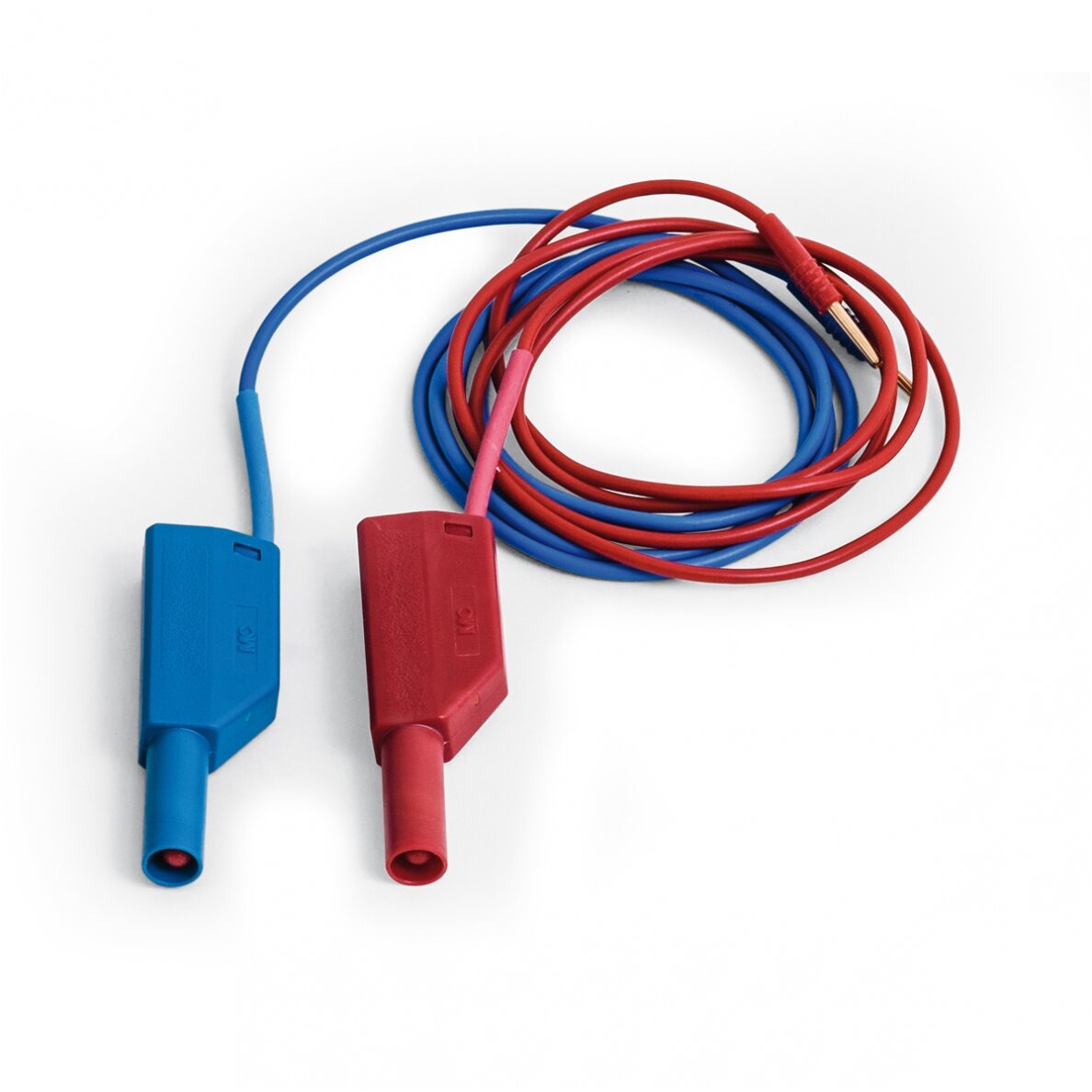Adapterio kabelių pora su 4 mm apsauginiais kištukais / 2 mm kištukais Adapterio kabelių pora su 4 mm apsauginiais kištukais / 2 mm kištukais