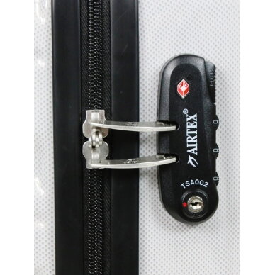 Airtex kelioninis lagaminas, mažas, baltos spalvos, 33l, 7223/20 12