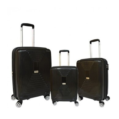 Airtex kelioninis lagaminas, mažas, juodos spalvos, 40l, 241/20 1 Airtex kelioninis lagaminas, mažas, juodos spalvos, 40l, 241/20 1