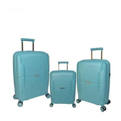 Airtex kelioninis lagaminas, vidutinis, šviesiai mėlynos spalvos, 75l, 245/24 1