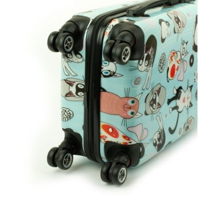 Airtex lagaminas "Bleu cat", 38 L, 809/20 2