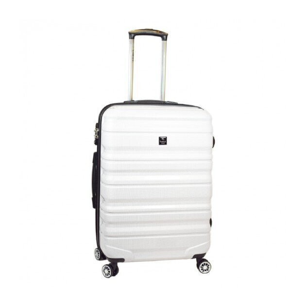 Airtex kelioninis lagaminas, vidutinis, baltos spalvos, 76l, 7223/24 1 Airtex kelioninis lagaminas, vidutinis, baltos spalvos, 76l, 7223/24 1
