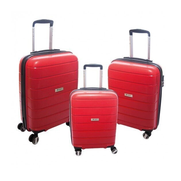 Airtex kelioninis lagaminas, vidutinis, raudonos spalvos, 58 L, 232/24 2