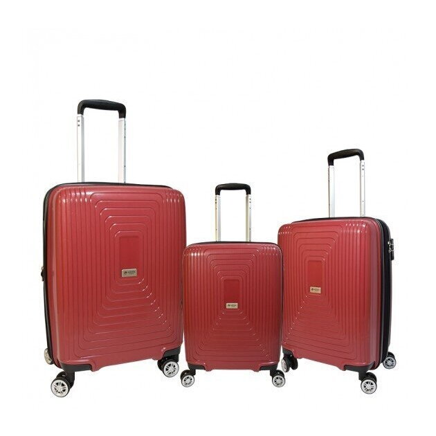 Airtex kelioninis lagaminas, vidutinis, raudonos spalvos, 70 L, 241/24 1