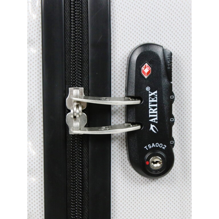 Airtex kelioninis lagaminas, mažas, baltos spalvos, 33l, 7223/20 12 Airtex kelioninis lagaminas, mažas, baltos spalvos, 33l, 7223/20 12