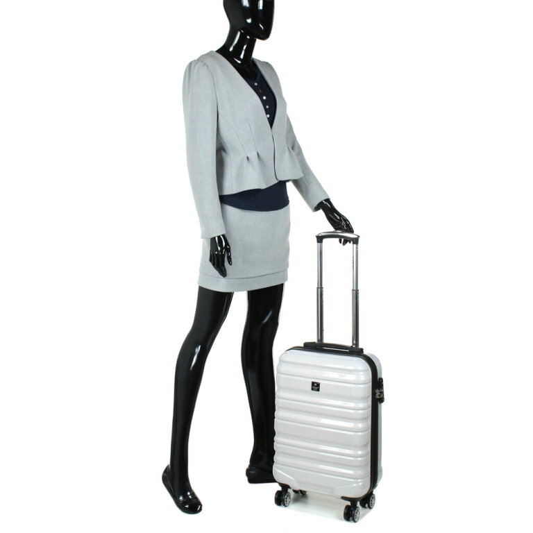 Airtex kelioninis lagaminas, mažas, baltos spalvos, 33l, 7223/20 13
