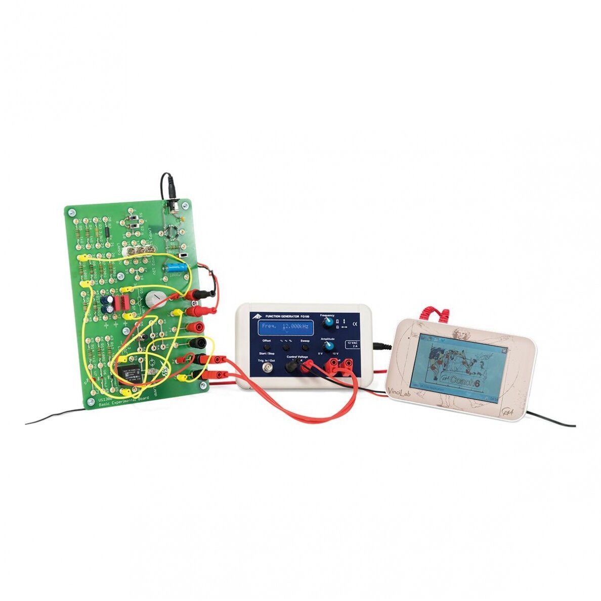 Bazinė elektros eksperimentų lenta (230 V, 50/60 Hz) 1 Bazinė elektros eksperimentų lenta (230 V, 50/60 Hz) 1