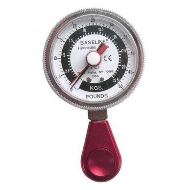 Baseline LITE hidraulinis pirštų jėgos matuoklis, 22 kg Baseline LITE hidraulinis pirštų jėgos matuoklis, 22 kg