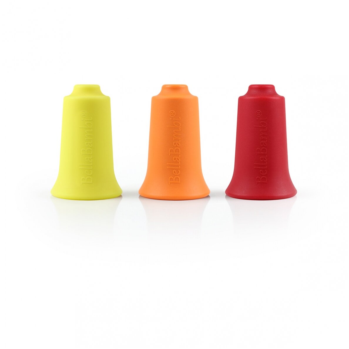 BellaBambi® originalių masažuoklių rinkinys citrininis/oranžinis/raudonas BellaBambi® originalių masažuoklių rinkinys citrininis/oranžinis/raudonas