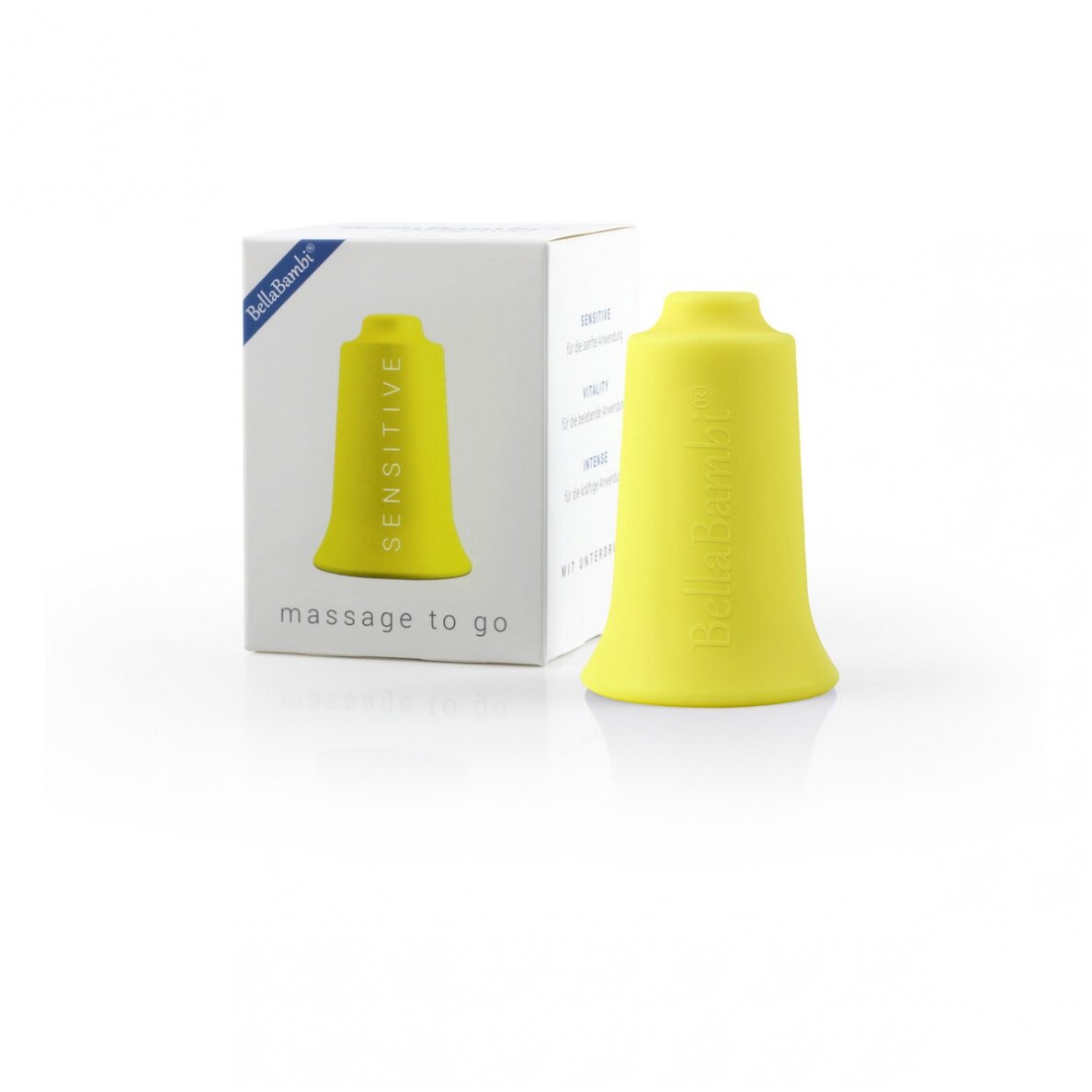 BellaBambi® originalus SENSITIVE kišeninis solo masažuoklis, citrininė spalva 2 BellaBambi® originalus SENSITIVE kišeninis solo masažuoklis, citrininė spalva 2