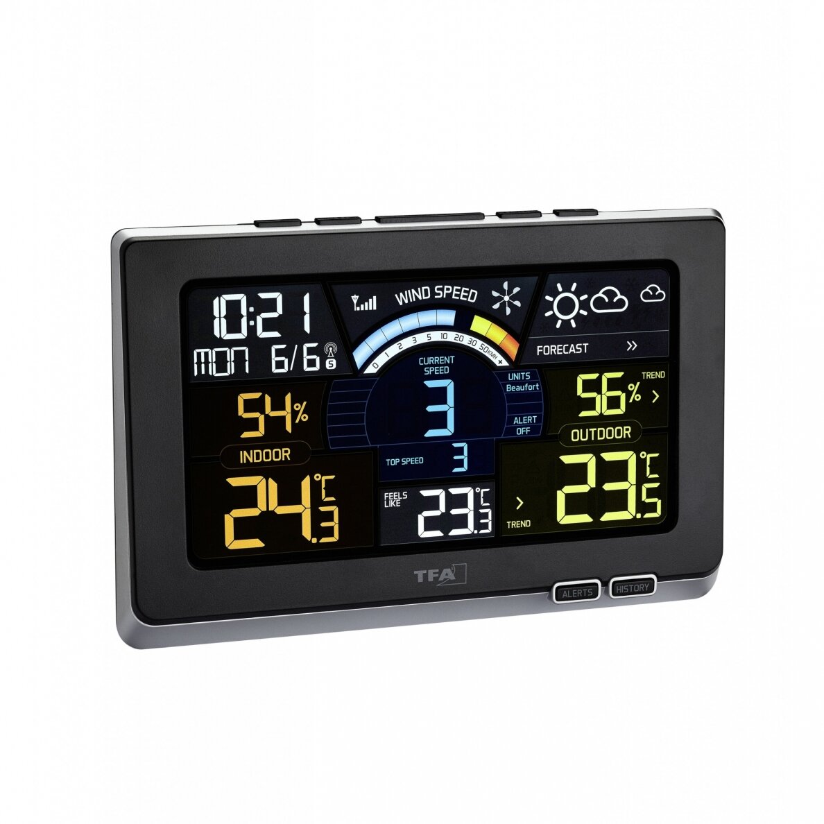 Bevielė orų stotelė su anemometru TFA Spring Breeze 1 Bevielė orų stotelė su anemometru TFA Spring Breeze 1