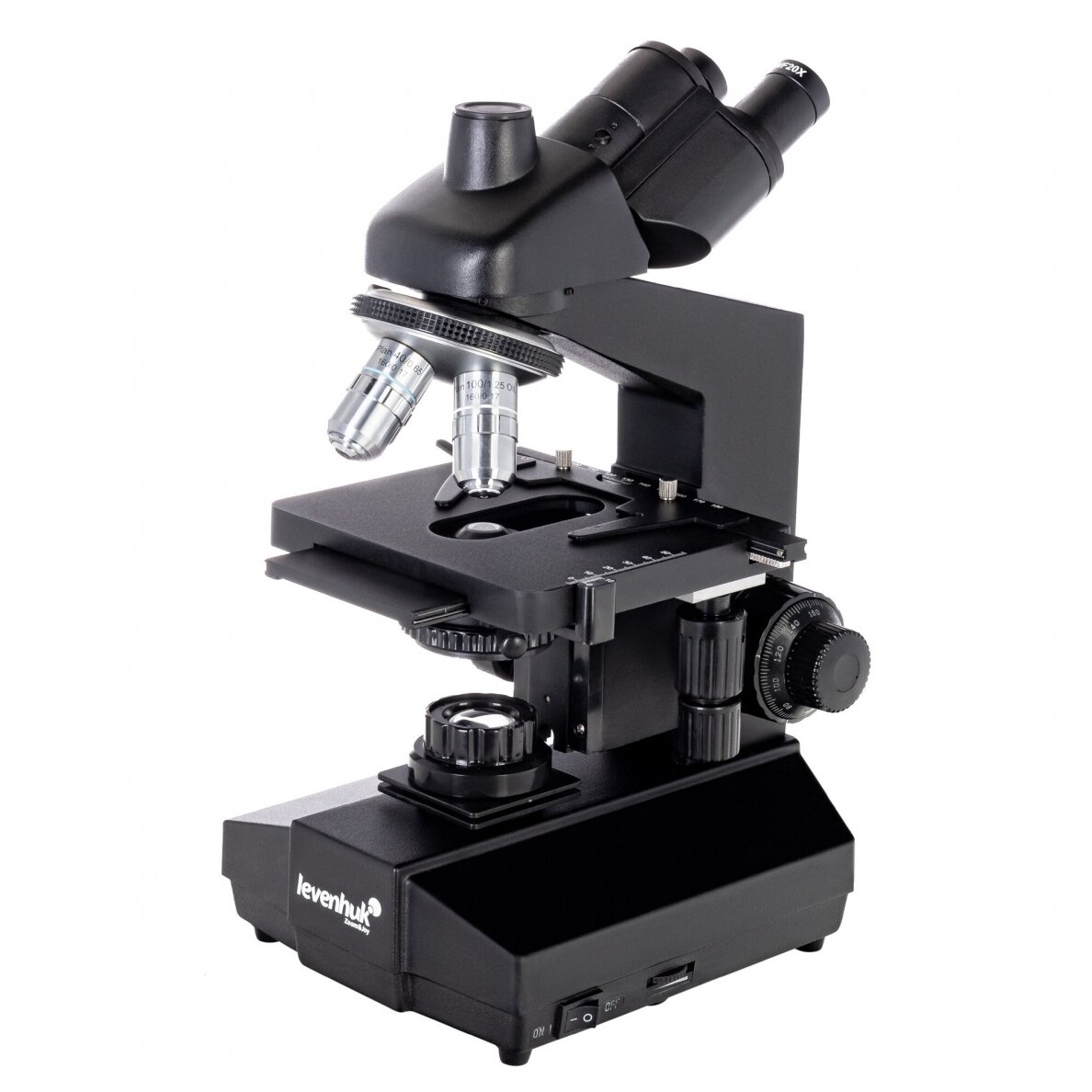 Biologinis trinoklinis mikroskopas Levenhuk 870T Biologinis trinoklinis mikroskopas Levenhuk 870T