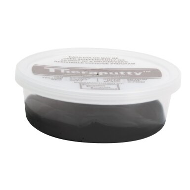 „Cando® plastilinas Thera Putty - 120 ml - juoda/labai sunkus lygis „Cando® plastilinas Thera Putty - 120 ml - juoda/labai sunkus lygis