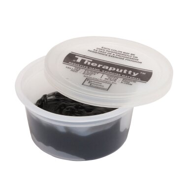 „Cando® plastilinas Thera Putty - 60 ml - juoda/labai sunkus lygis „Cando® plastilinas Thera Putty - 60 ml - juoda/labai sunkus lygis