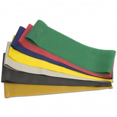 Cando® mankštos guma - 10“- geltona/labai lengvas lygis 1 Cando® mankštos guma - 10“- geltona/labai lengvas lygis 1