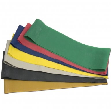 Cando® mankštos guma - 10“- raudona/lengvas lygis 1 Cando® mankštos guma - 10“- raudona/lengvas lygis 1