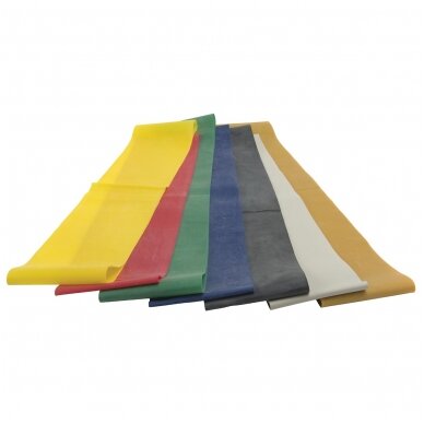 Cando® mankštos guma - 10“- žalia/vidutinis lygis 2 Cando® mankštos guma - 10“- žalia/vidutinis lygis 2