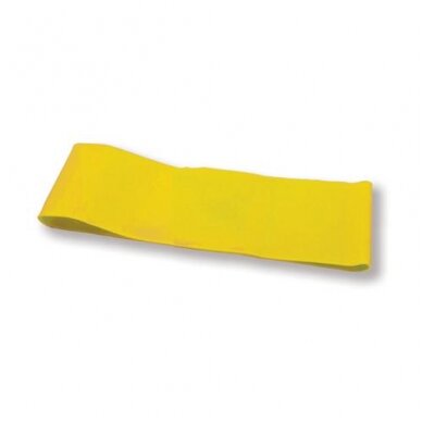 Cando® mankštos guma - 15“- geltona/labai lengvas lygis Cando® mankštos guma - 15“- geltona/labai lengvas lygis