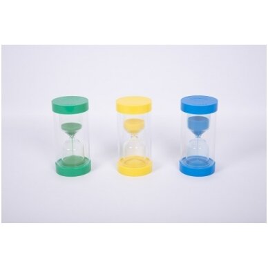 ColourBright smėlio laikrodžiai - 1,3 ir 5 min.