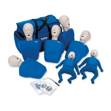 CPR Prompt® suaugusiojo/vaiko ir kūdikio gaivinimo ir Heimlicho manevro treniravimo manekenas - 7 vnt. CPR Prompt® suaugusiojo/vaiko ir kūdikio gaivinimo ir Heimlicho manevro treniravimo manekenas - 7 vnt.