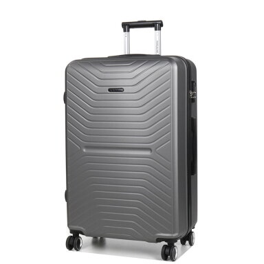 Didelis kelioninis lagaminas Airtex, 625/L, pilkos spalvos