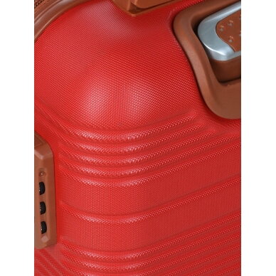 Didelis kelionis lagaminas Airtex, raudonas, 629/L 13 Didelis kelionis lagaminas Airtex, raudonas, 629/L 13