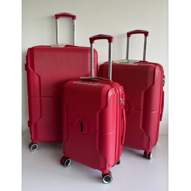 Didelis lagaminas Airtex 635, L, raudonas 1